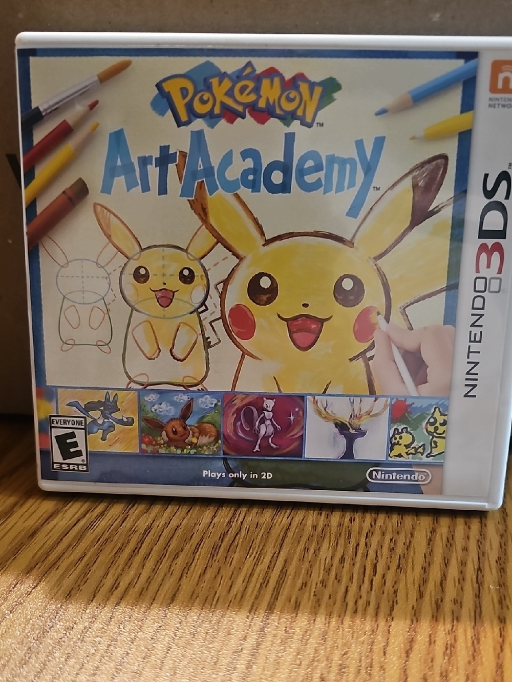 Nintendo Pokémon Art Academy - Yellow Pikachu Cover Art Like NEW